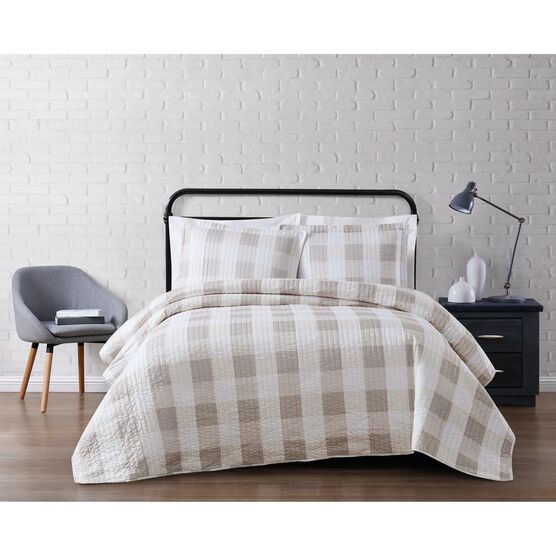 Everyday Buffalo Plaid Quilt Set, , alternate image number null