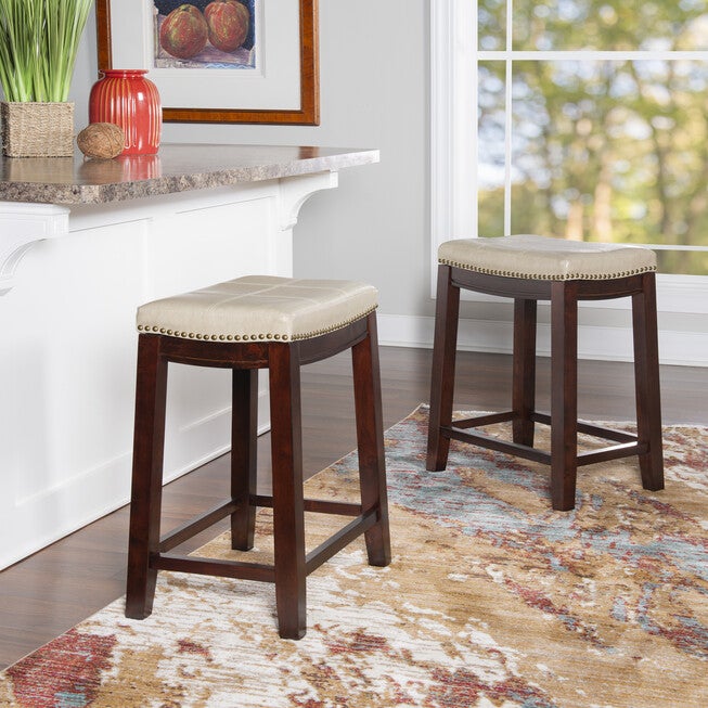 Crowell BEIGE COUNTER STOOL, , alternate image number 3