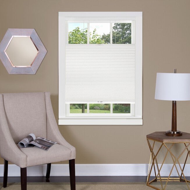 Top Down-Bottom Up Cordless Honeycomb Cellular Shade, WHITE, hi-res image number null