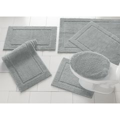 Grey Cotton Bath Rugs