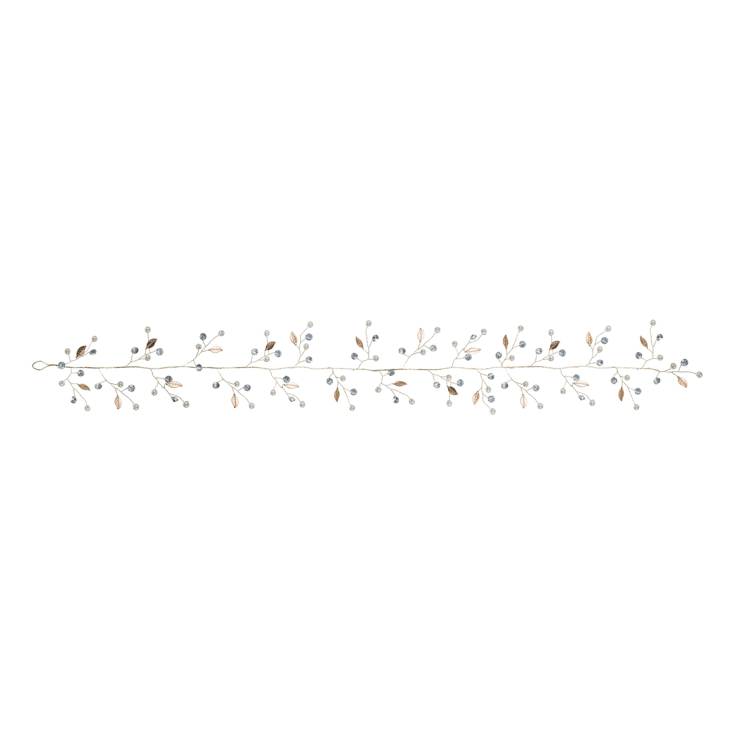 Pearl Bead Garland (Set of 2), GOLD WHITE, alternate image number 1