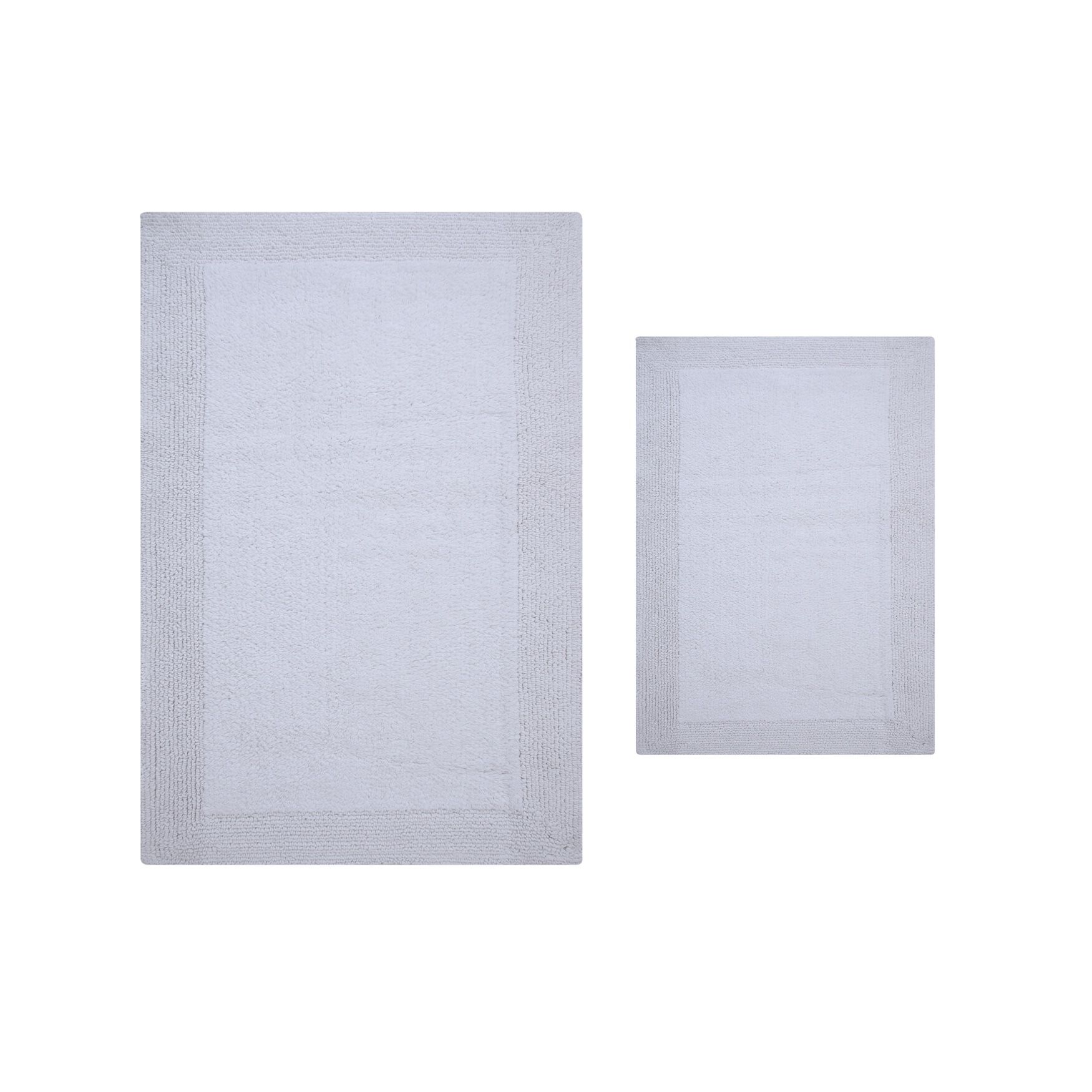 Luxury Hotel Style Bath Rug 2-Pc. Set, WHITE, hi-res image number 0