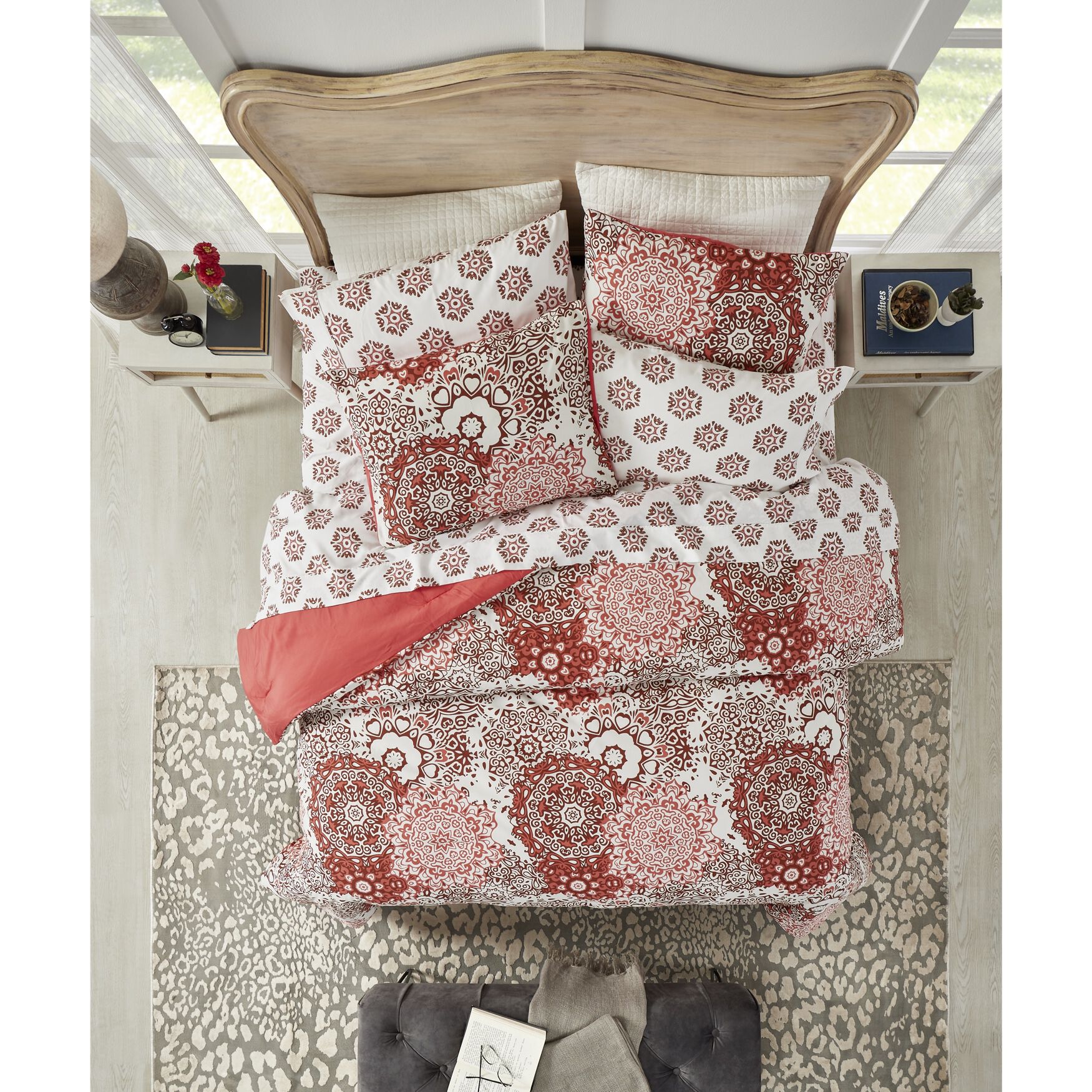 Lyla Collection 100% Microfiber Nautical 7 Piece Comforter Set, , on-hover image number 1