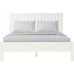 Graham Wooden Platform Bed in Black, Queen