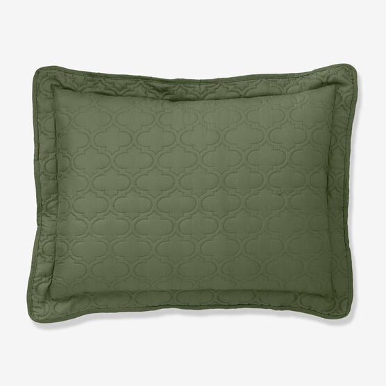 Baroque Pinsonic Shams, OLIVE GREEN, hi-res image number null