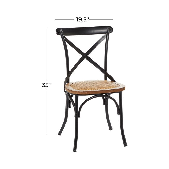 Black Iron Farmhouse Dining Chair, , alternate image number 6