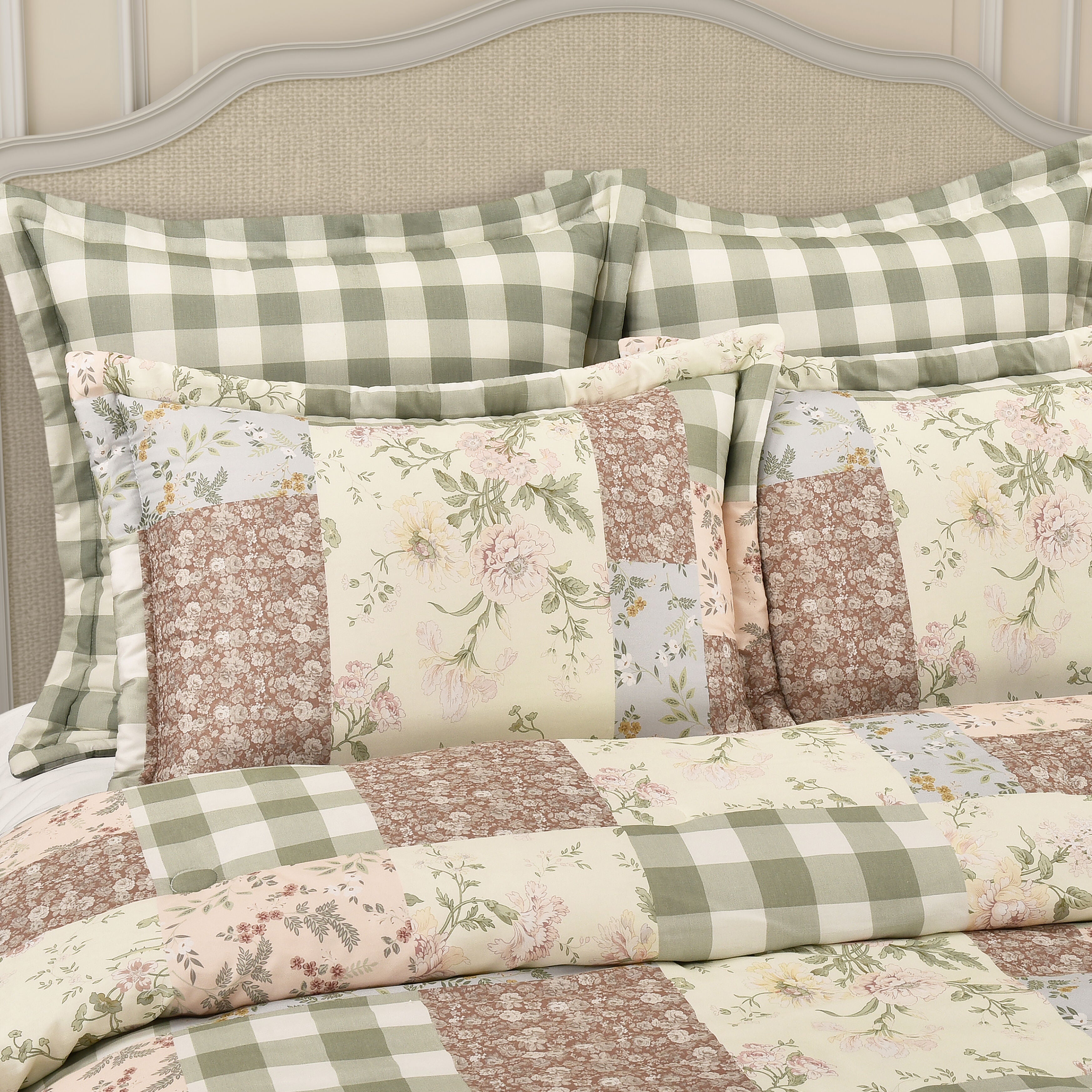 ELOISE FULL/QUEEN 3PC. COMFORTER SET, DUSTY ROSE, alternate image number 2