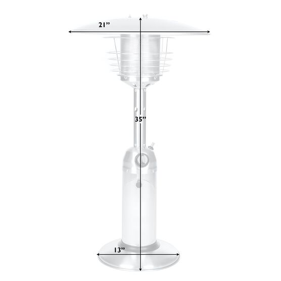 Hammered Bronze Finish Table Top Patio Heater, , alternate image number null