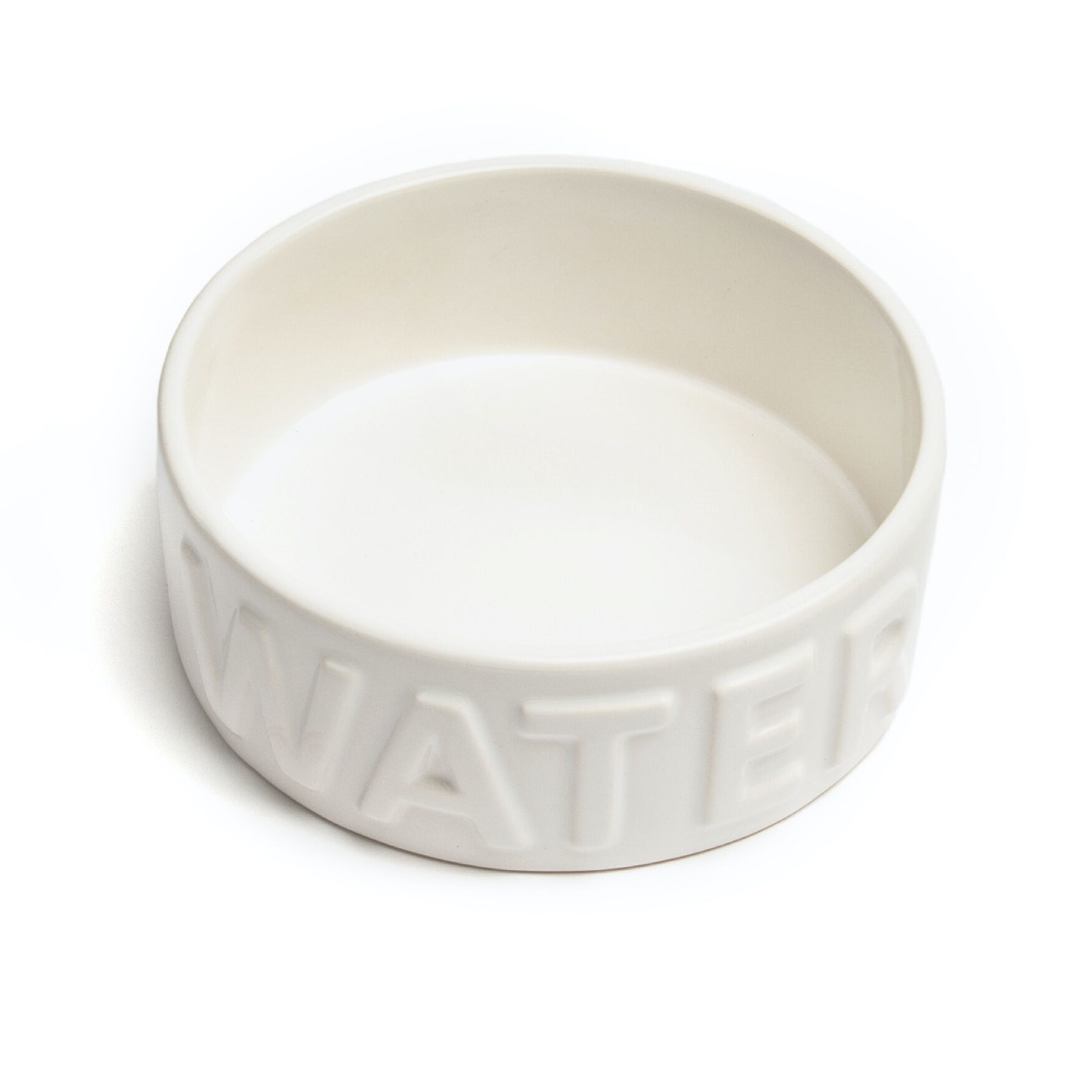 Set Of Two Classic Water Pet Bowls Pet, WHITE, hi-res image number 0