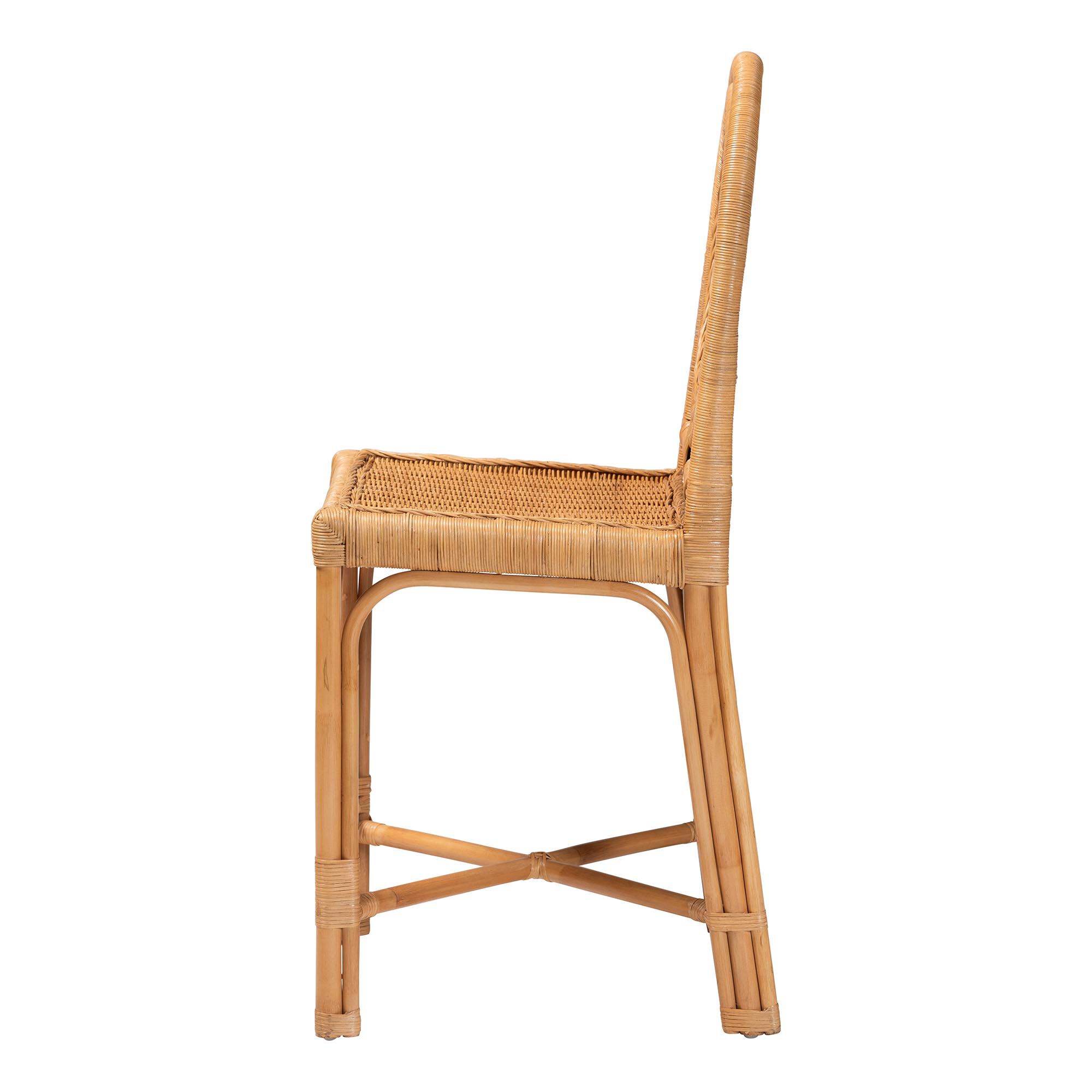Oxford Natural Rattan Counter Stool, LIGHT HONEY, alternate image number 3
