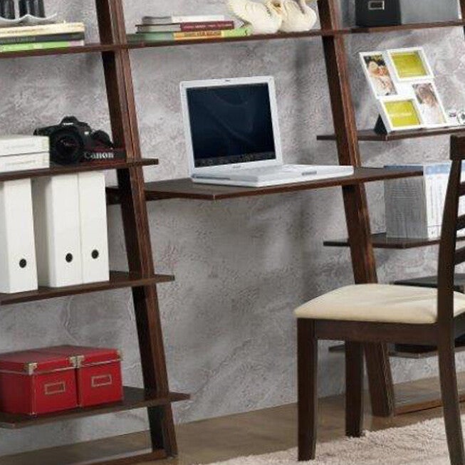 Arlington Wall Shelf with Desk, CAPPUCCINO, hi-res image number null