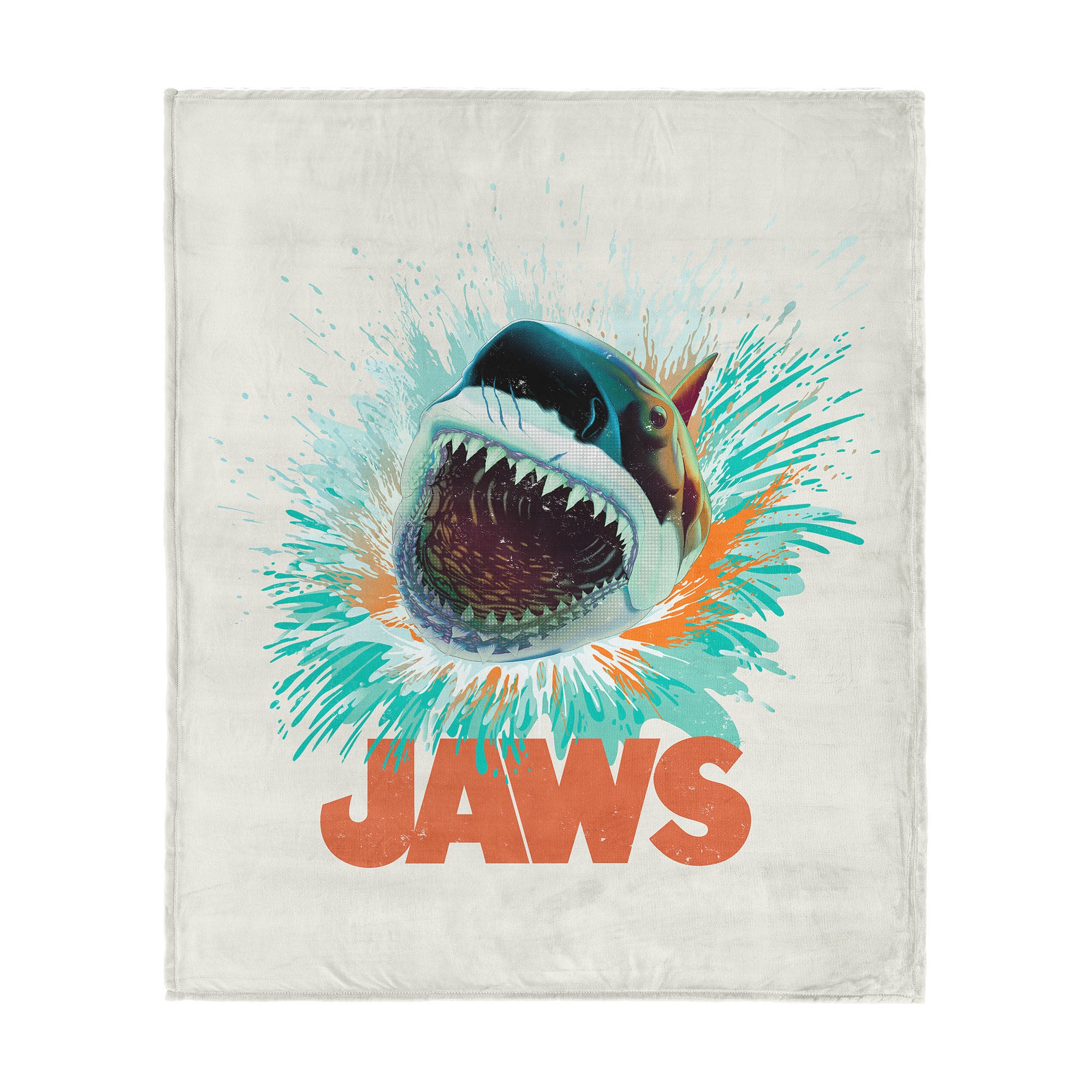 Jaws Silk Touch Throw Blanket 40x50 inches, SPLASH, hi-res image number 0