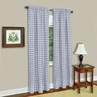 Buffalo Check Window Curtain Panel, GREY, hi-res image number null