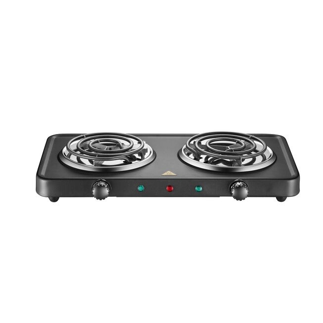 Portable Cooktop - Double Burner Black, , on-hover image number null
