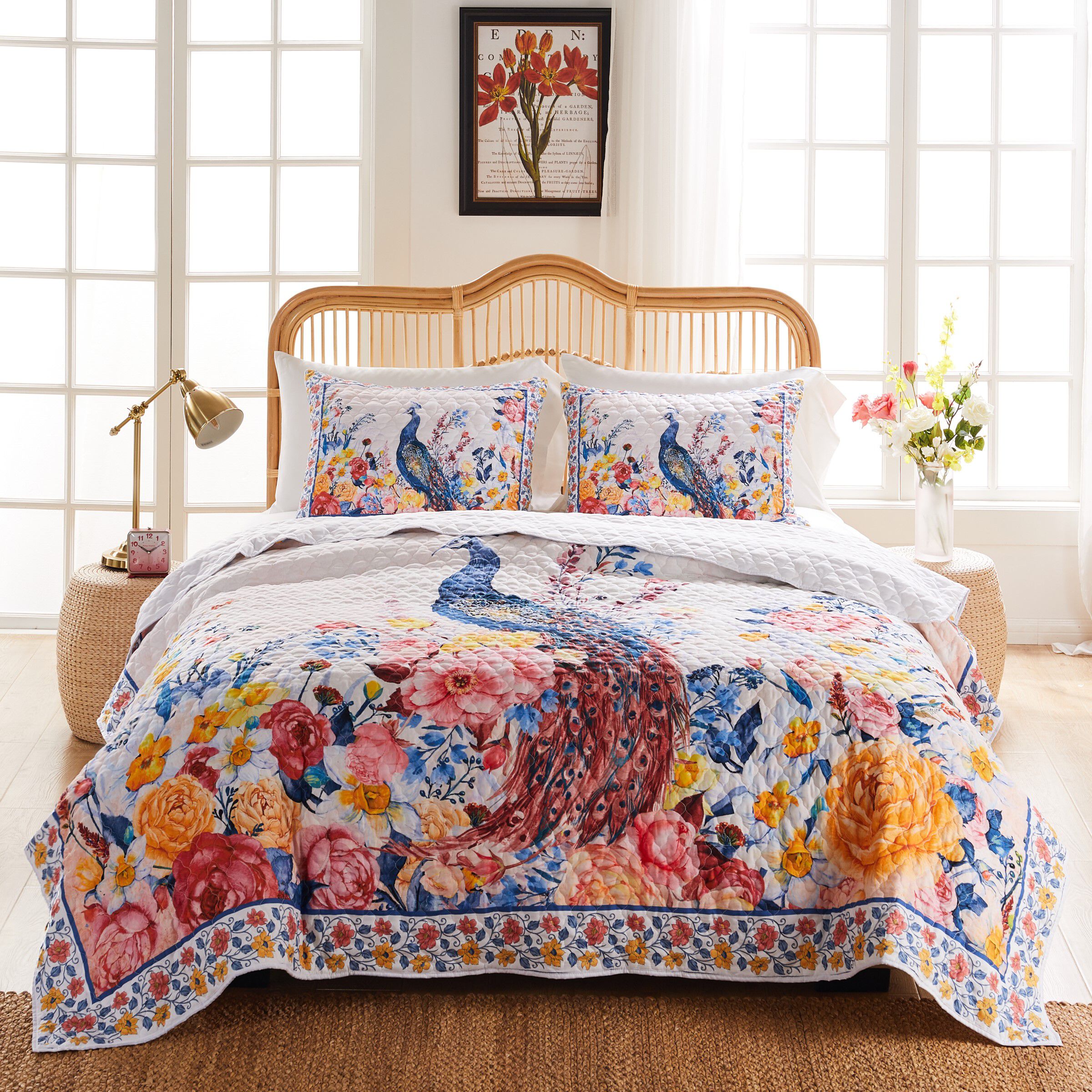 Huntington Finely Stitched Quilt Set, GOLD, alternate image number 4