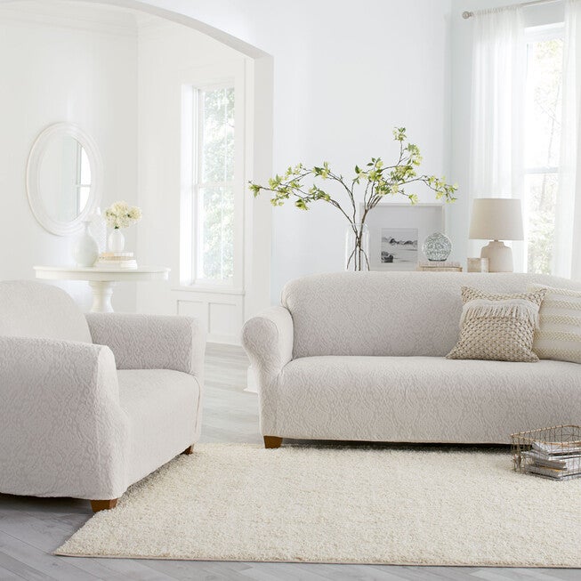 BH Studio Ikat Stretch Sofa Slipcover, , alternate image number null