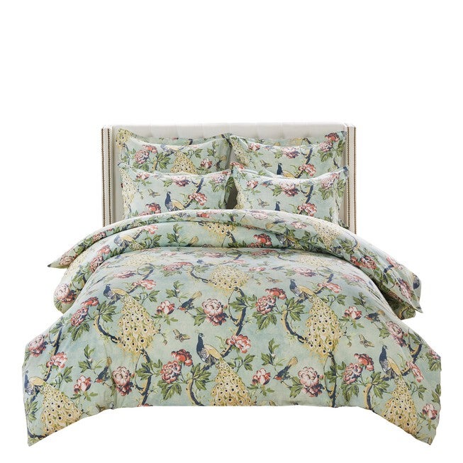Pavona 100% Cotton Duvet Cover Set, , alternate image number null