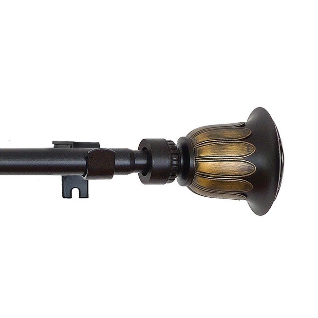 Buono Ii Decorative Rod And Finial Medici, BLACK GOLD, hi-res image number 0