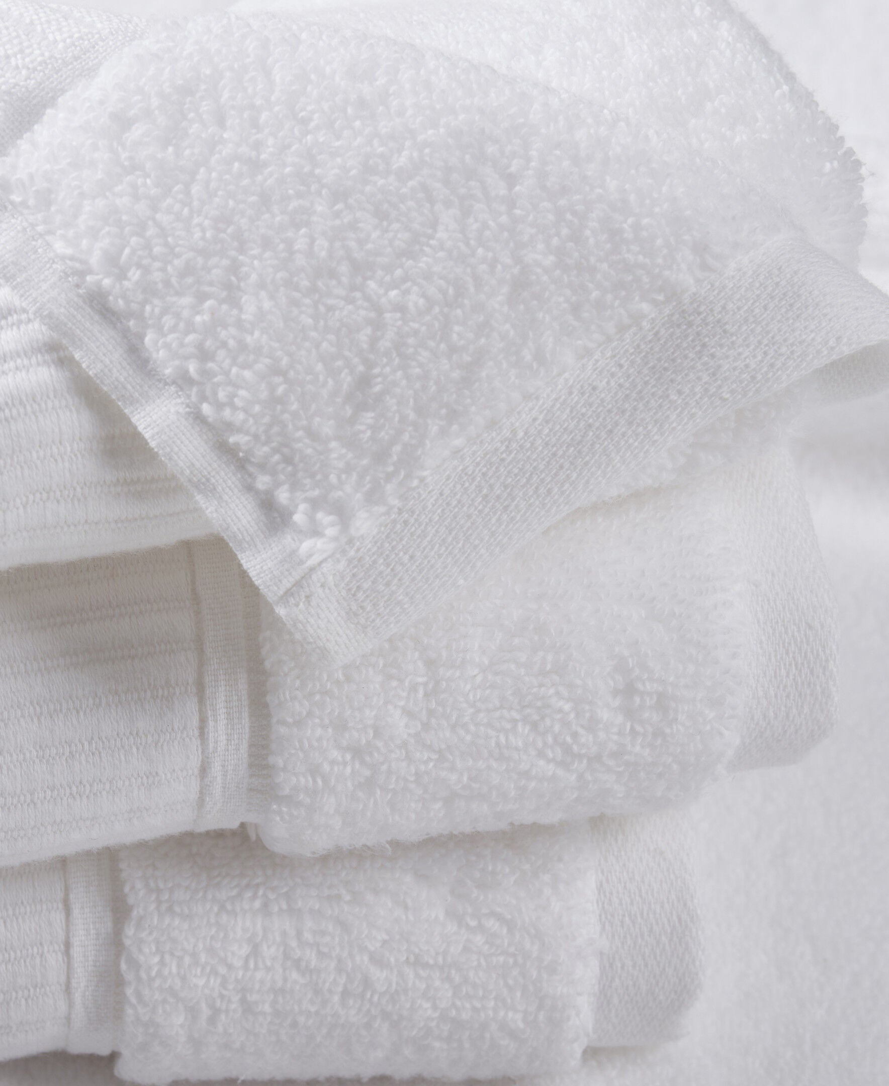 BELMORE 6PC. TOWEL SET, WHITE, alternate image number 5