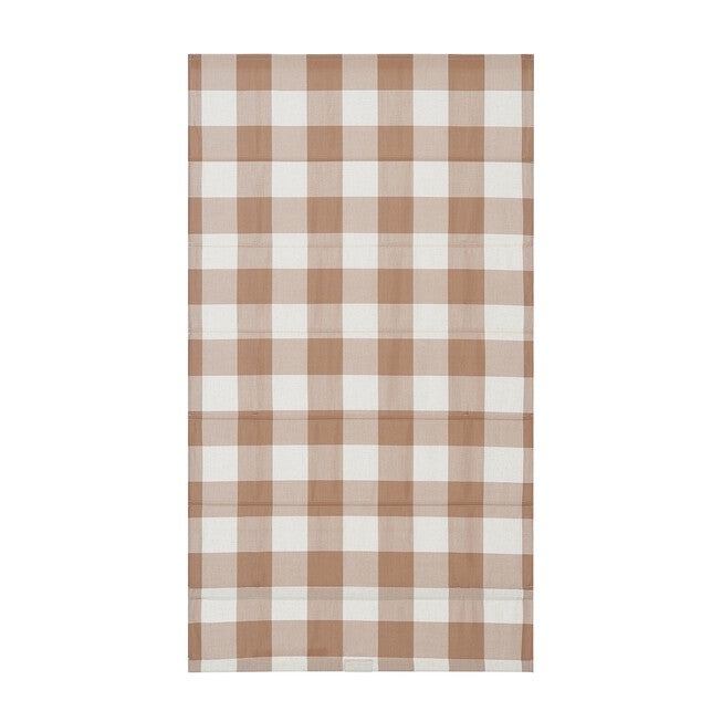 Cordless Plaid Flat Roman Shade, , alternate image number null