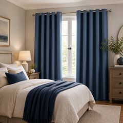 Room Darkening Rod Pocket Curtains