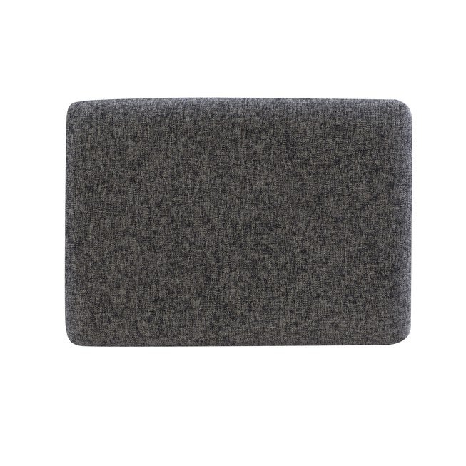 Kennedy Black Tweed Backless Bar Stool Backless Stools, , alternate image number 3