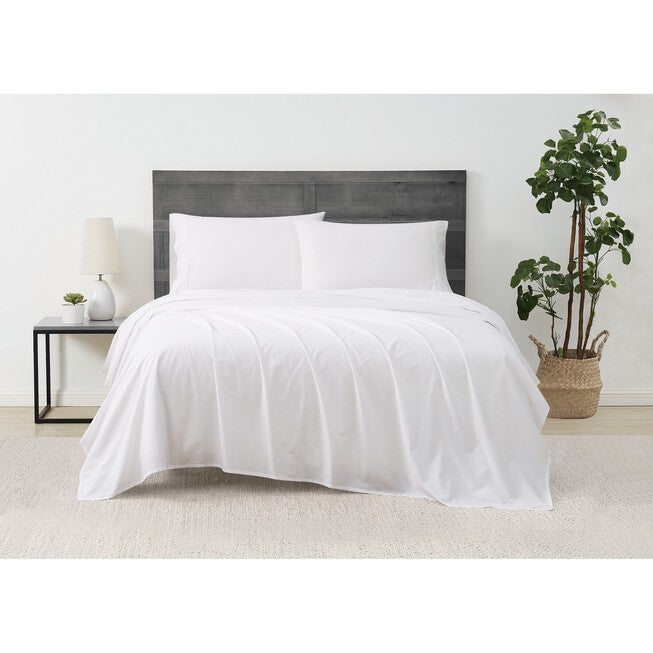 Solid Percale 4 Piece Sheet Set, , on-hover image number null