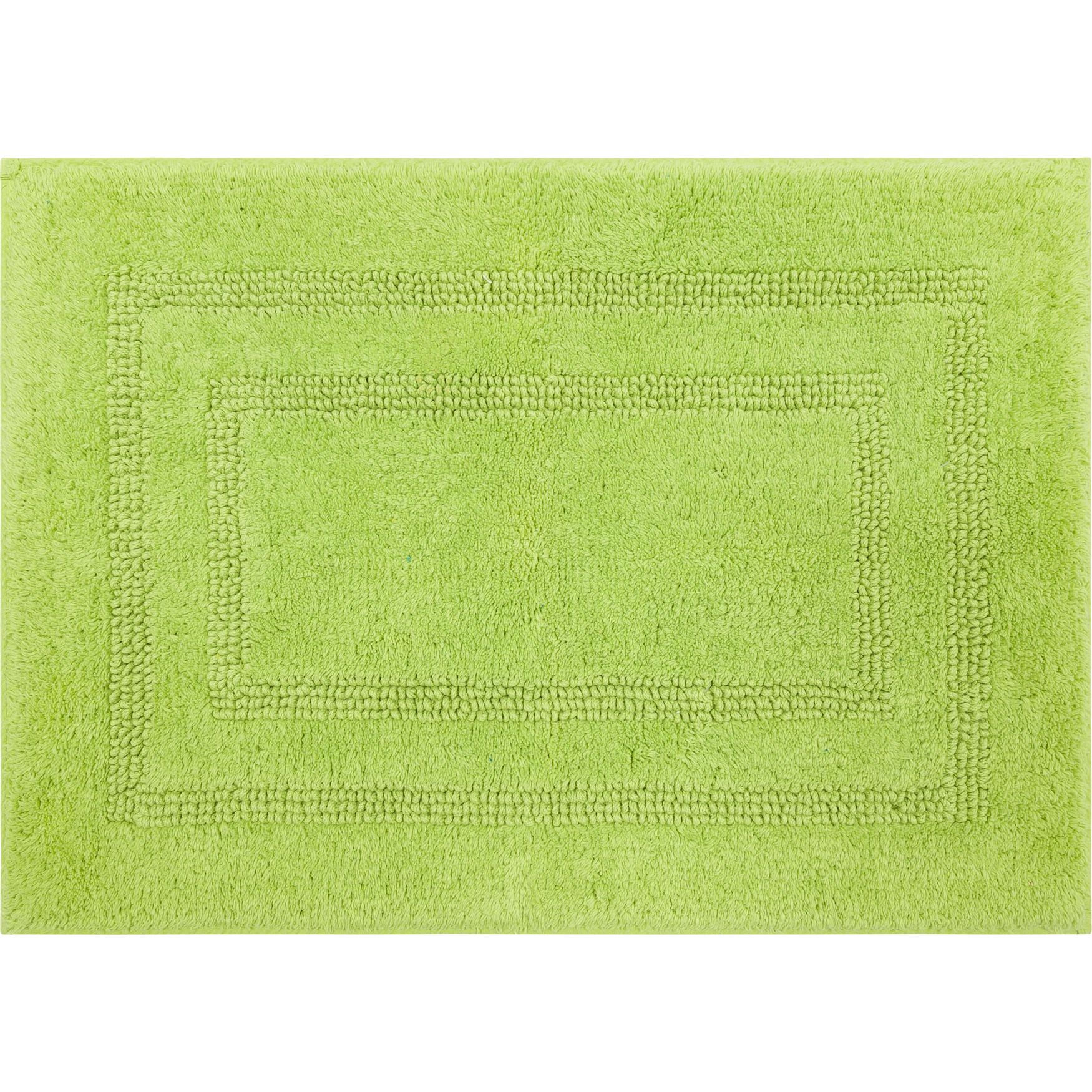 Cotton Reversible Bath Rug, FIESTA LIME, hi-res image number 0
