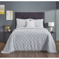 Charleston Collection 100% Cotton Geometric & Diamond Bedspread Set