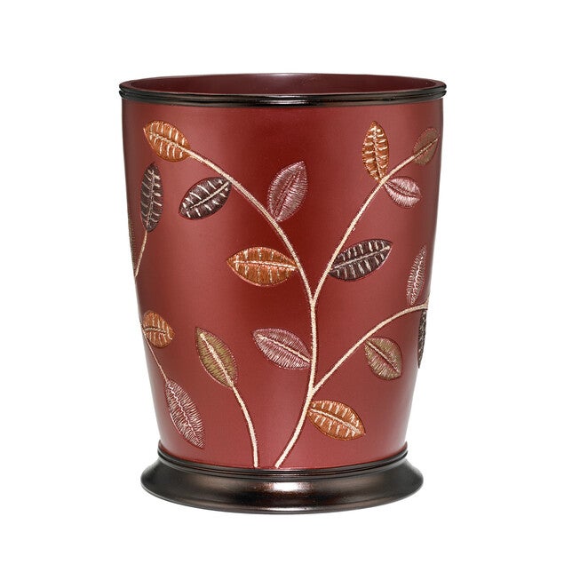Aubury Waste Basket, BURGUNDY, hi-res image number null