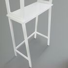 Spacesaver 100% Solid Wood Over The Toilet Rack with Shelves - White, , alternate image number null