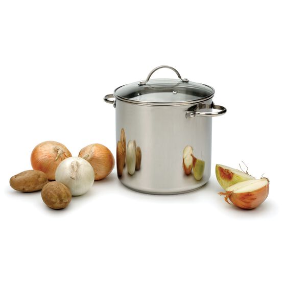 8 Qt Stock Pot - Induction, , on-hover image number null