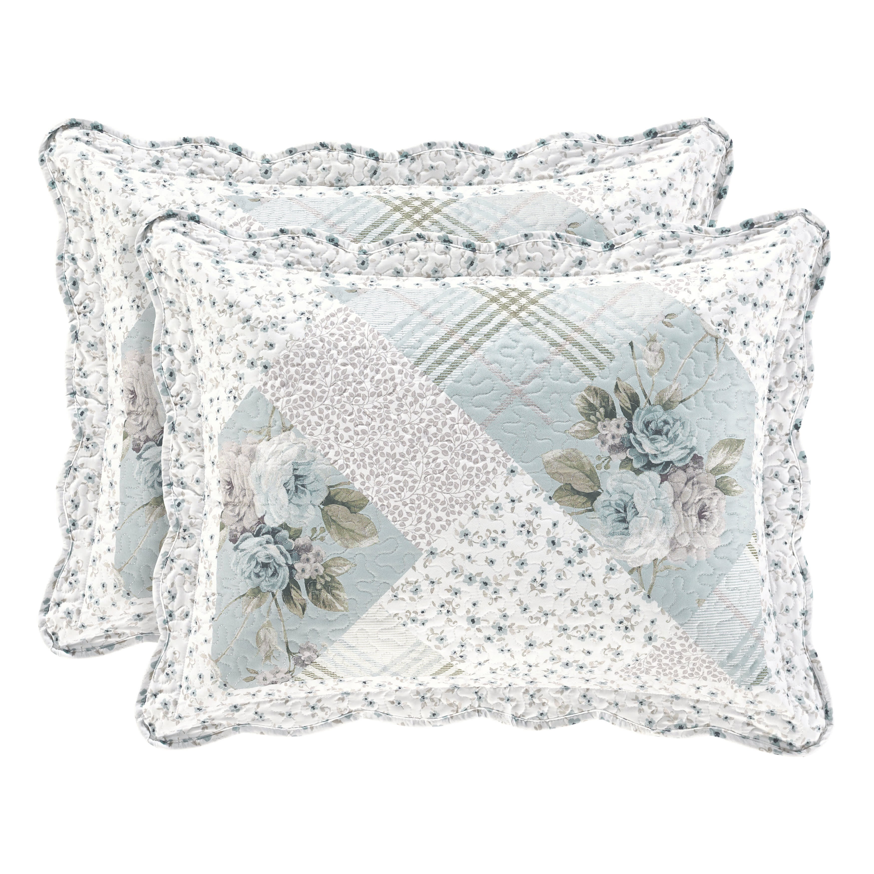 Bungalow Spa 3 Piece Quilt Set, SPA, alternate image number 3