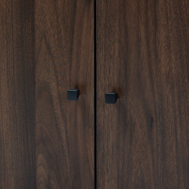 Rossin 2-Door Top Shelf Wood Entryway Shoe Storage Cabinet Furniture, , alternate image number 4