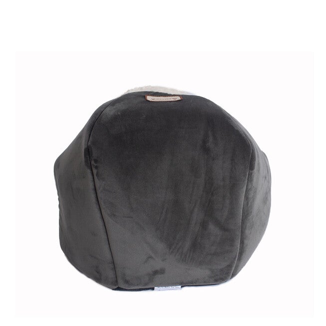Gray Velvet Cat Bed, , alternate image number null