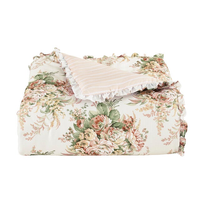 Estelle Coral 4 Piece Comforter Set, CORAL, alternate image number 3