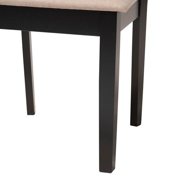 Abigail Modern Grey Fabric and Walnut Brown Finished Wood 2-Piece Dining Chair Set, , alternate image number 10