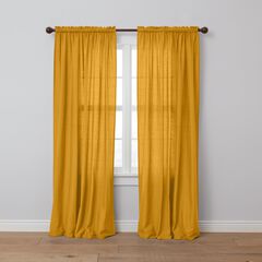 Poly Cotton Canvas Rod-Pocket Panel