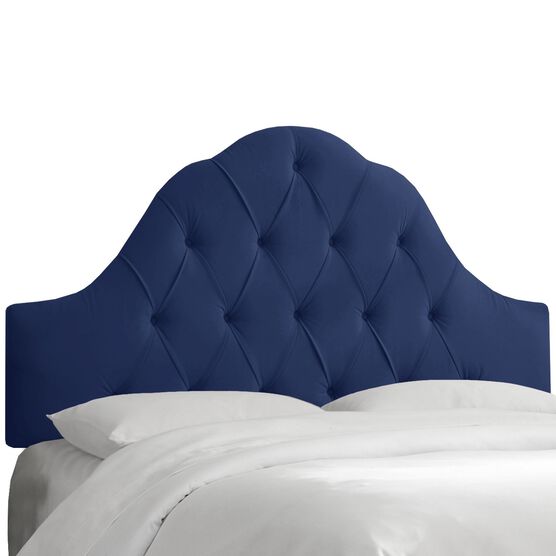 Ada Arch Tufted Headboard, VELVET NAVY, hi-res image number null