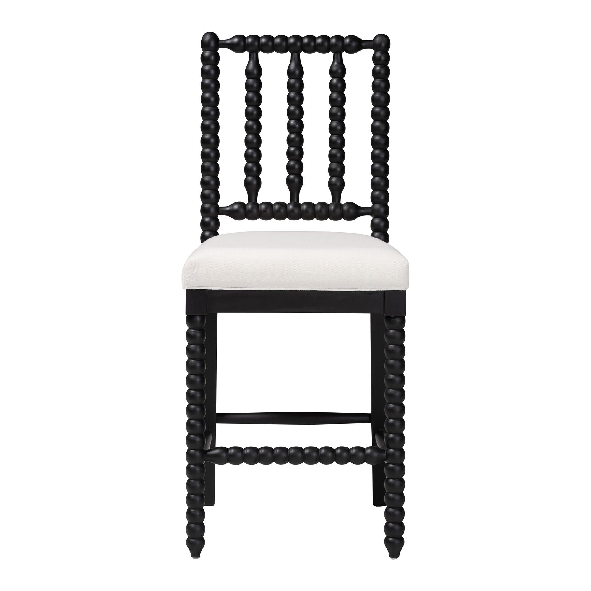 Deya Bobbin Counter Stool, BLACK, alternate image number 2