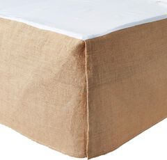 Burlap Bedskirt