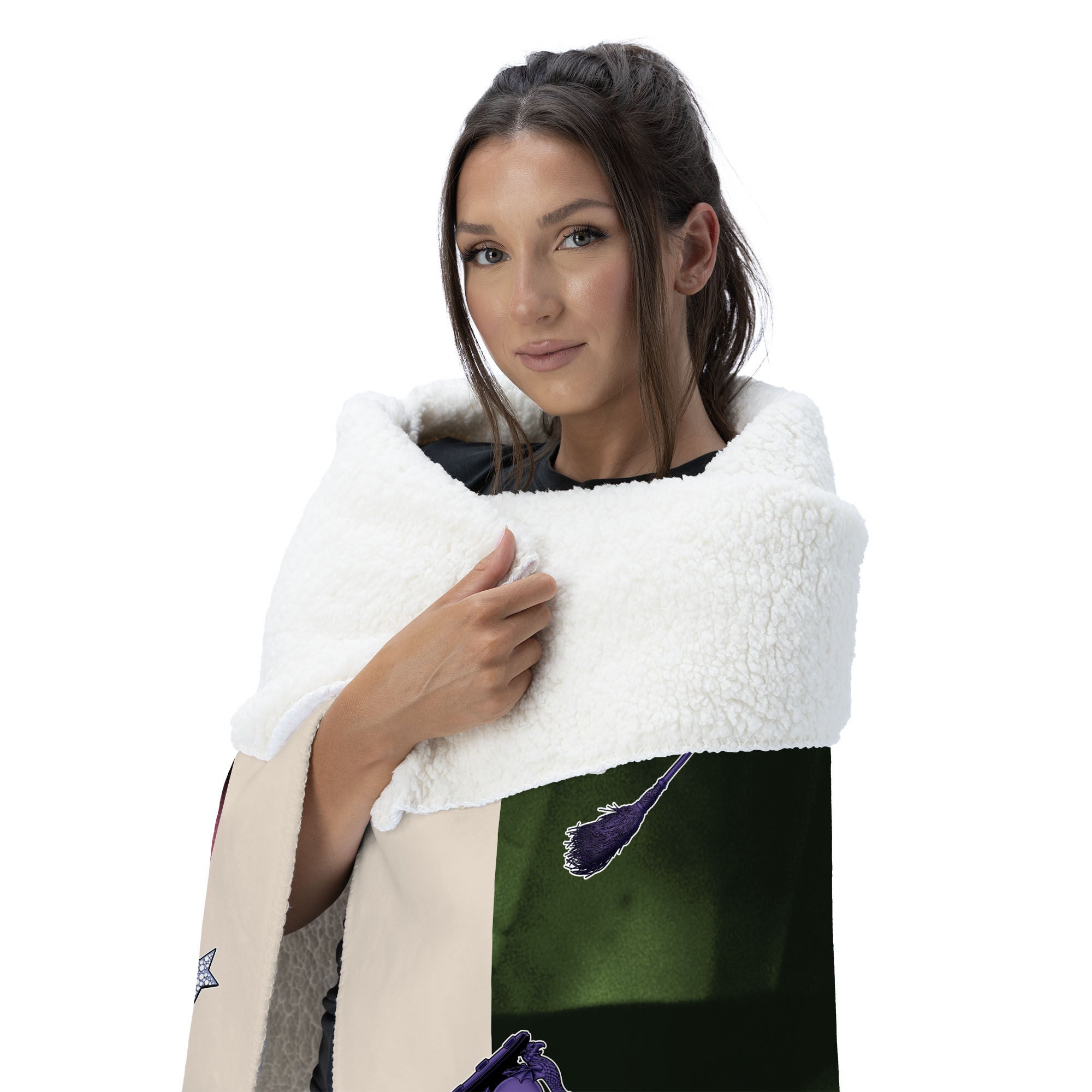 Warner Bros. The Wizard of Oz What's Your Excuse Silk Touch Sherpa Throw Blanket 50x60 Inches, PINK, alternate image number 2