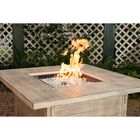 Langhorne Square Aluminum LPG Fire Pit in Driftwood, , alternate image number null