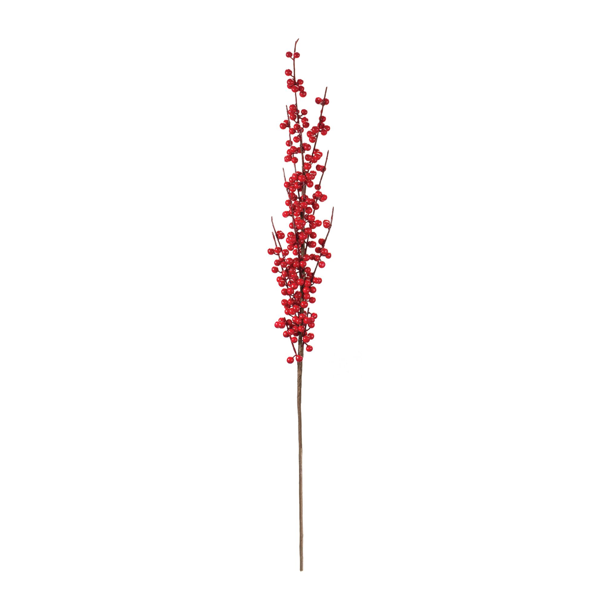 Ilex Berry Stem (Set of 2), RED, alternate image number 1