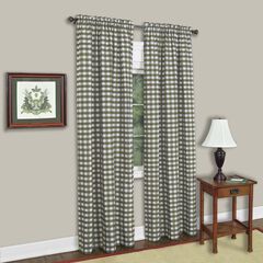 Buffalo Check Window Curtain Panel