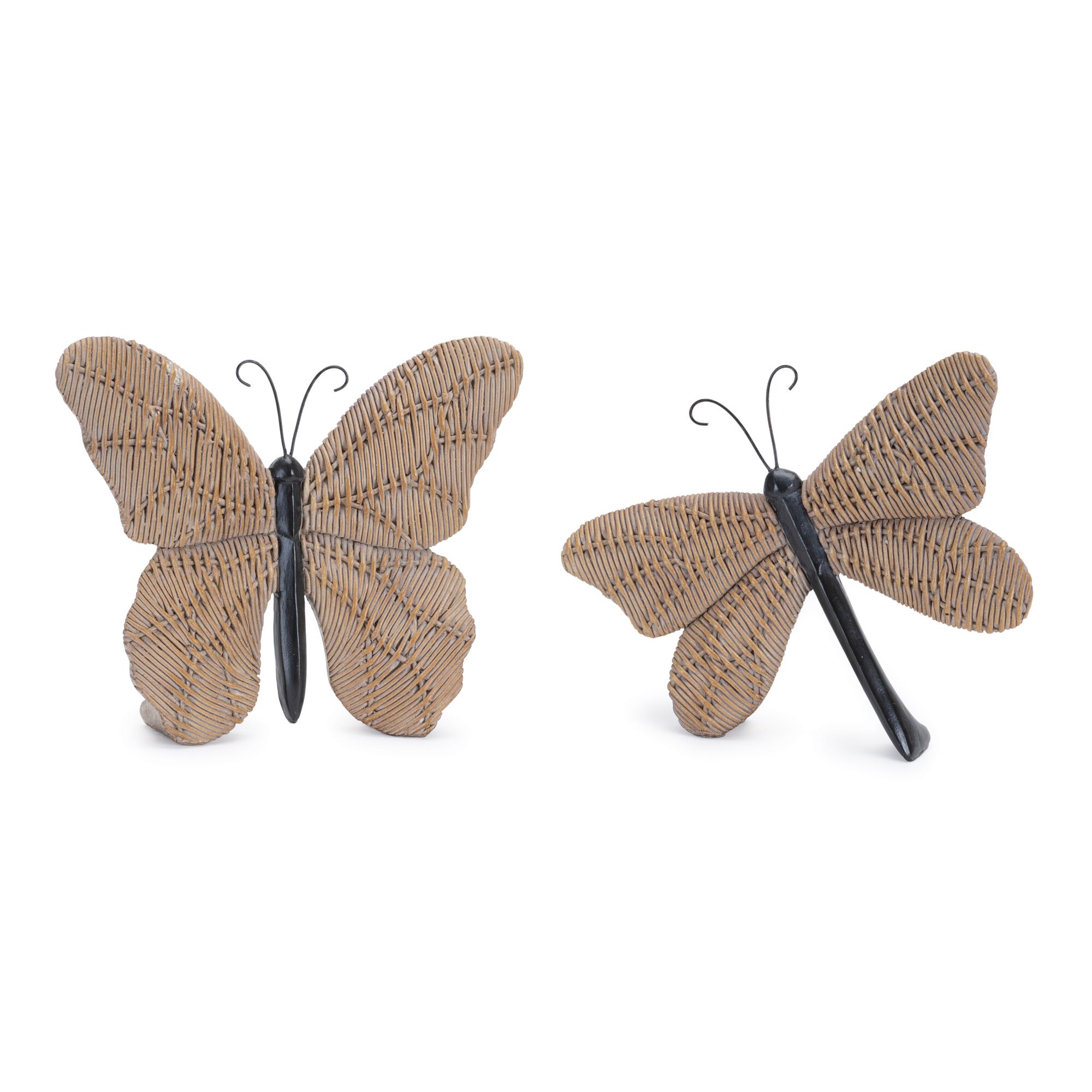 Wicker Design Butterfly and Dragonfly Shelf Sitter (Set of 4), FAULTS, hi-res image number 0