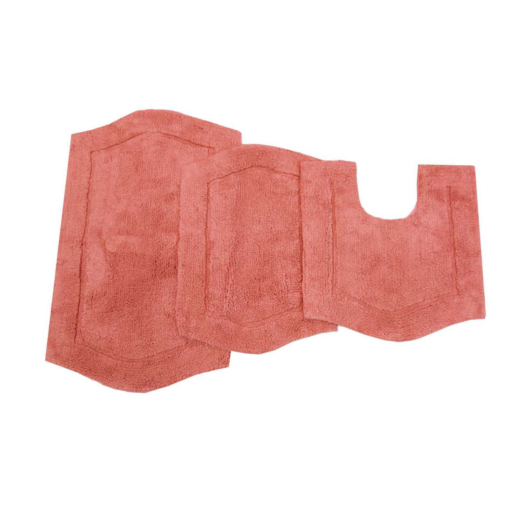 Waterford 3-Pc. Set Bath Rug Collection, CORAL, hi-res image number 0