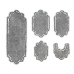 Allure 5 Piece Set Bath Rug Collection