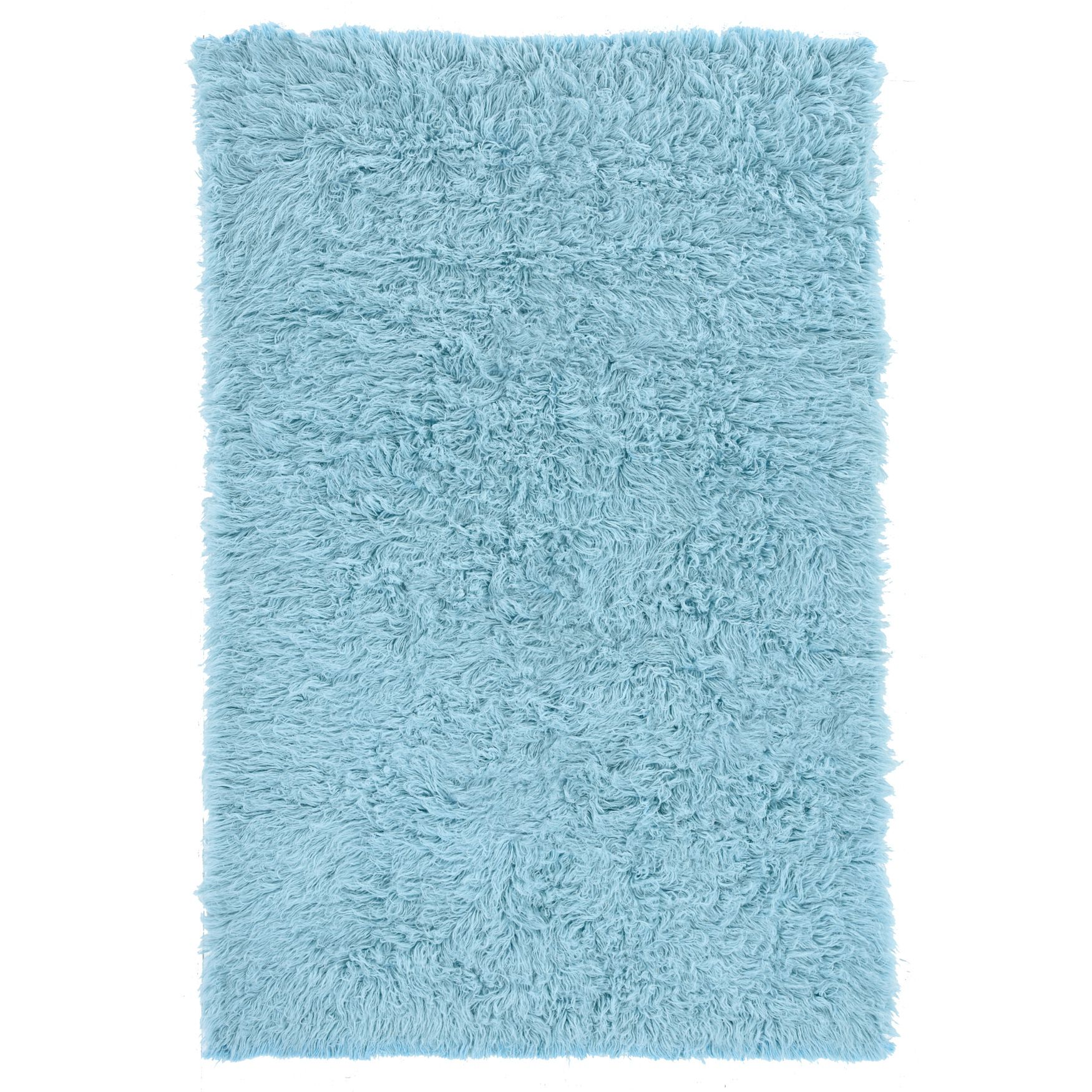 Flokati Pastel Blue Rug, BLUE, hi-res image number 0