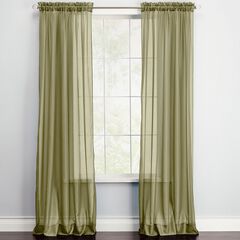 BH Studio Sheer Voile Rod-Pocket Panels -Set of 2